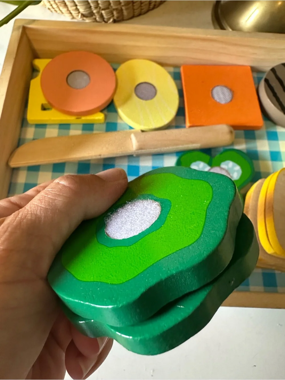 Melissa & Doug Wooden Sandwich Making Playset